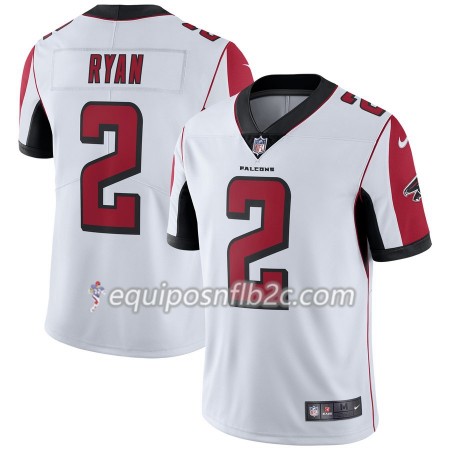 Camiseta Hombre NFL Atlanta Falcons Matt Ryan 2 Nike Blanco Camiseta Hombre NFL Atlanta Falcons Matt Ryan 2 Nike Blanco